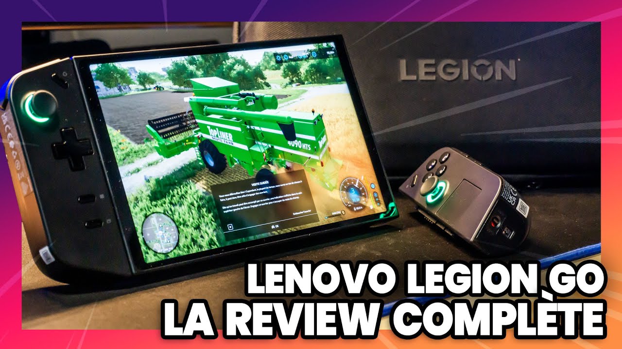 LENOVO LEGION GO: The FULL FR TEST, performance, autonomy, Steam Deck and Rog Ally comparison