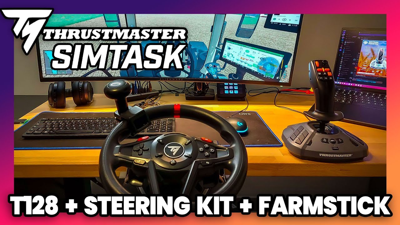FARMSTICK + STEERING KIT + T128 : Thrustmaster sort les équipements SIMTASK
