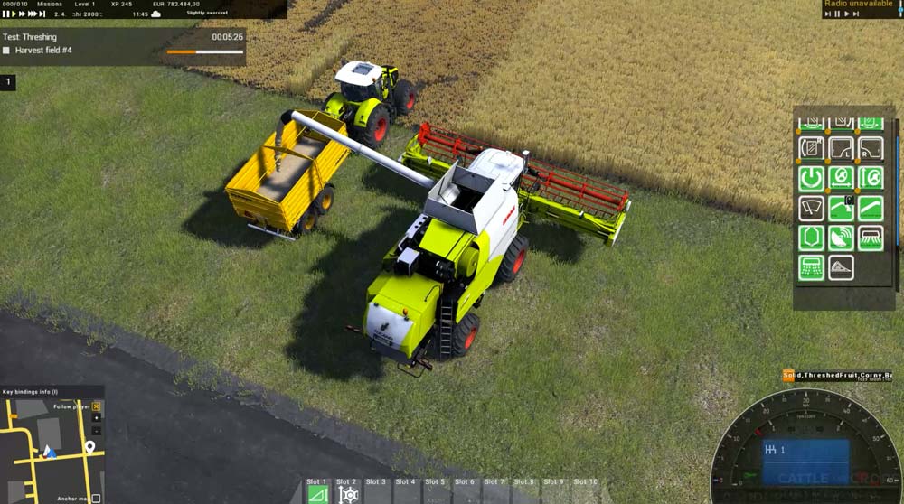 cattle and crops claas tucano 2