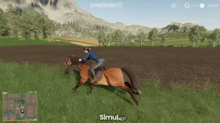 L'animation est stupéfiante avec l'impression de voir les muscles du cheval bouger.