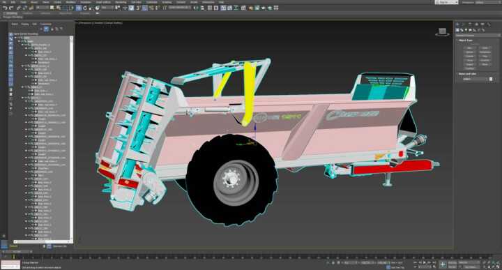 Chevance's Sniper Spreader, which we are preparing for Farming Simulator 19, will also be converted for Pure Farming 2018.