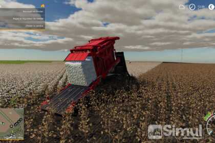 Le coton, une des nouvelles cultures de Farming Simulator 19.