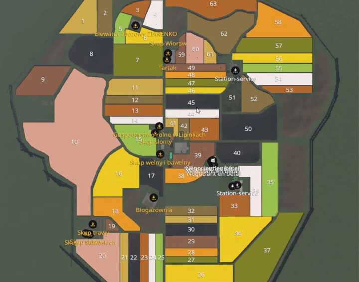 The cutting of the plots is interesting and contrasts with the large fields of Ravenport or Felsbrunn.