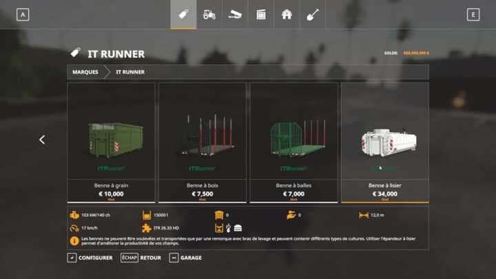 pack itrunner fs19 5