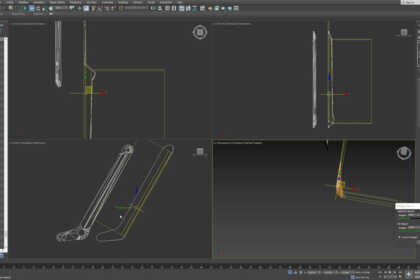 3dsmax modelisation piece