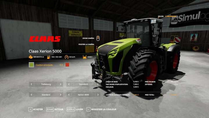 claas xerion axion fs19 8