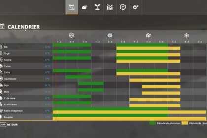 mod saisons cultures