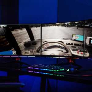 bus simulator triple monitor