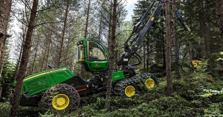 john deere harvester