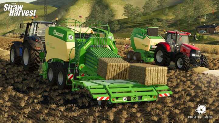 krone dlc straw harvest fs19 01 1