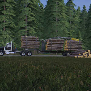 wooden trailer fs19 01