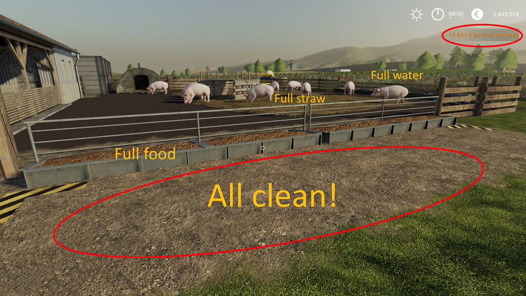 Happy Animals: livestock workers for Farming Simulator 19