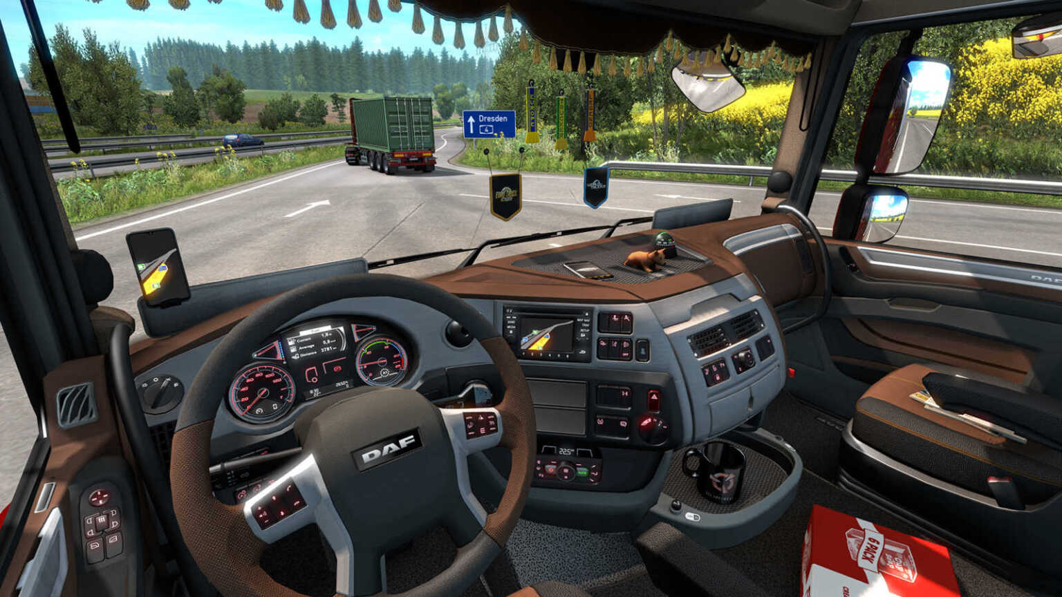 ETS 2 reçoit une update gratuite pour le DLC accessoires de cabine