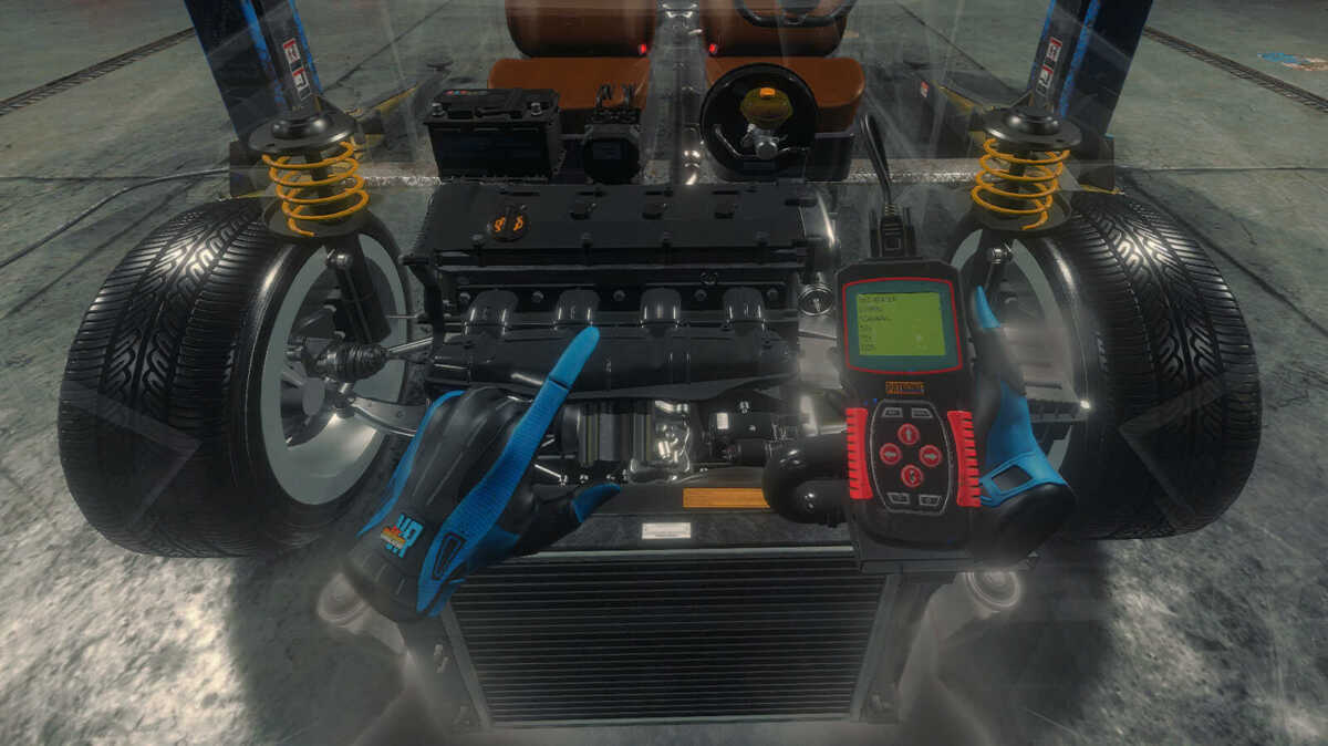 Preview Car Mechanic Simulator VR interface issues but crazy immersion