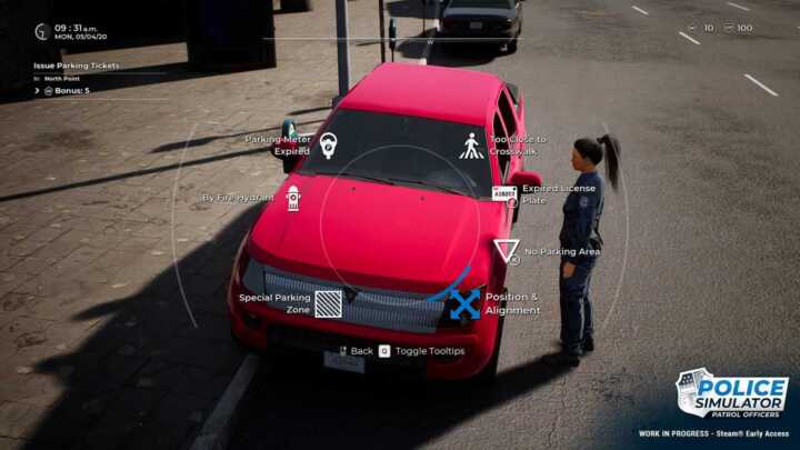 police simulator ParkingViolation