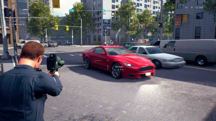 police simulator Speed ​​Control