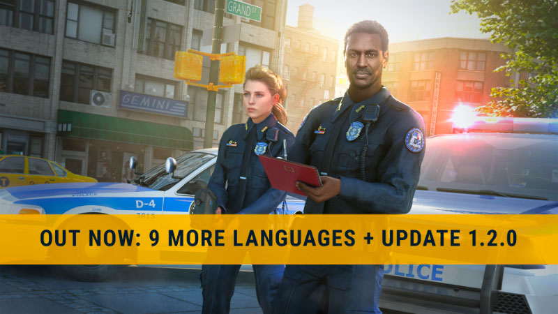 police sim update language