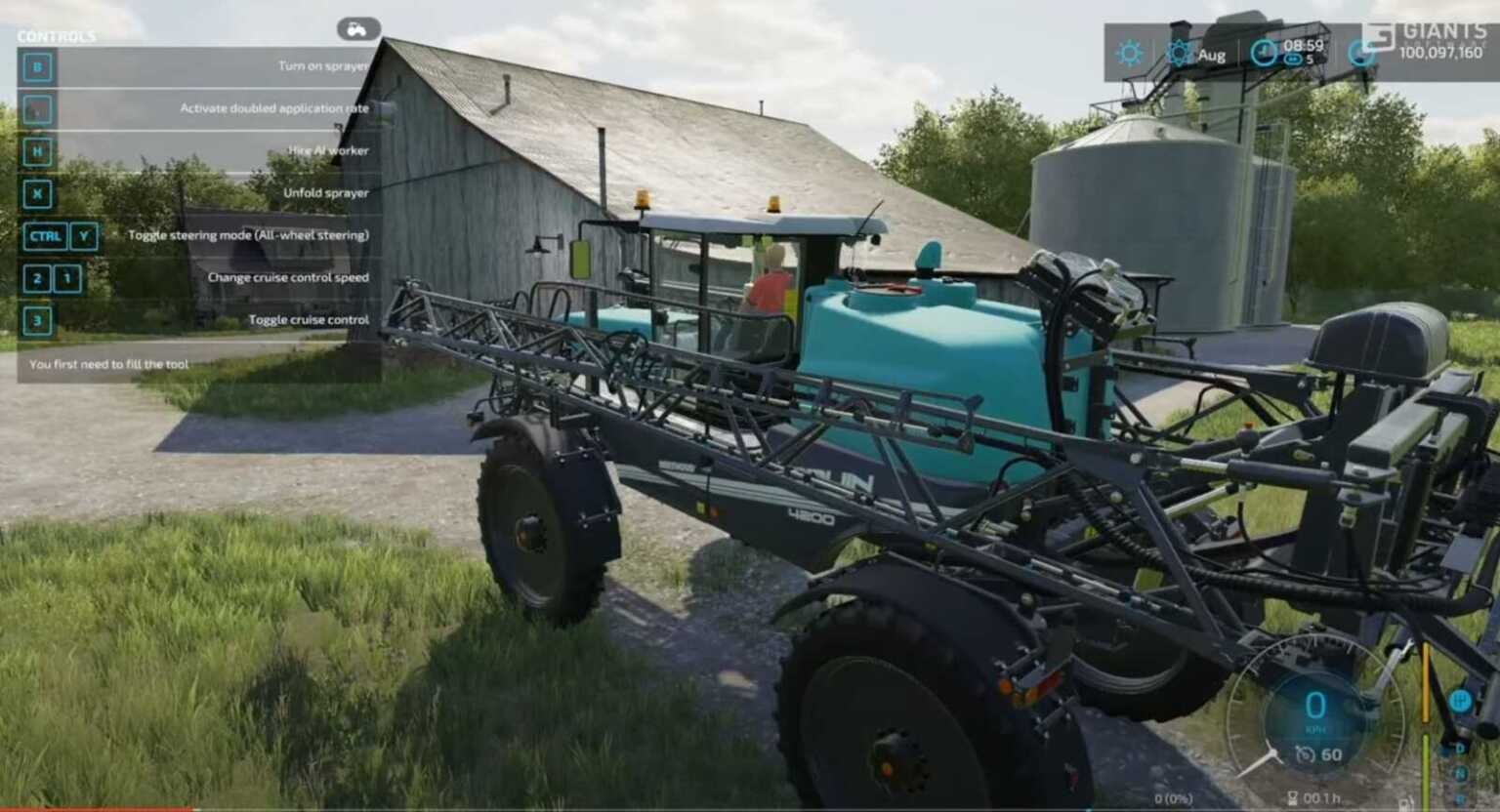 berthoud bruin fs22 spray