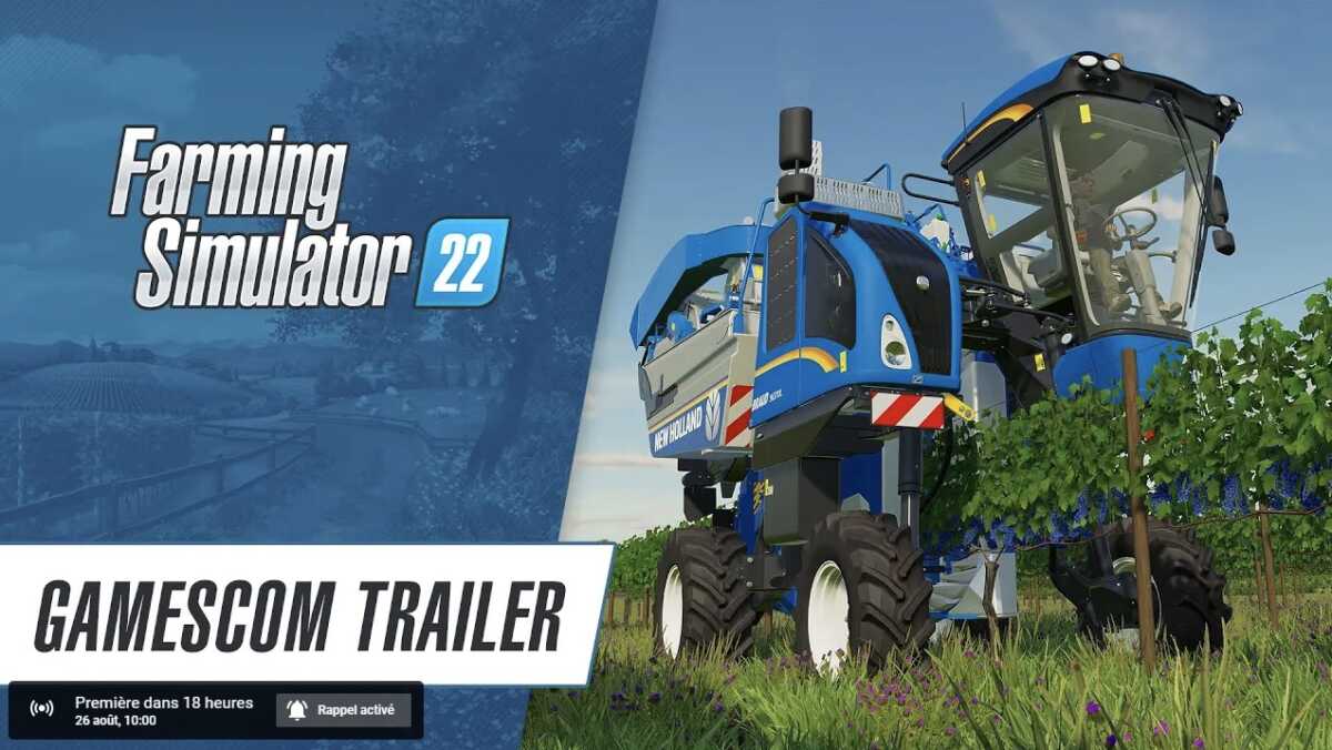 farming simulator22 gamescom trailer