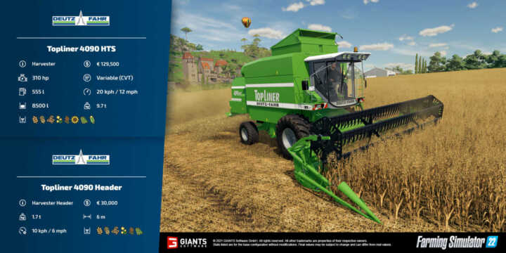 fs22 factsheet DeutzFahr