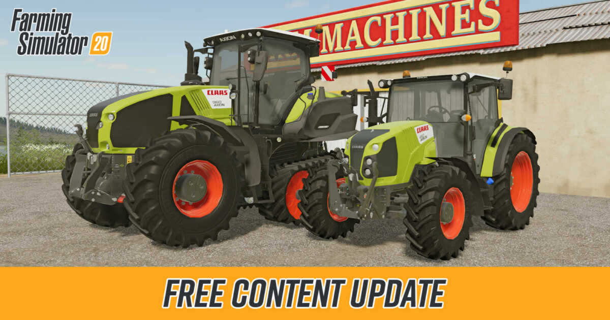 Farming Simulator 20: two new CLAAS tractors