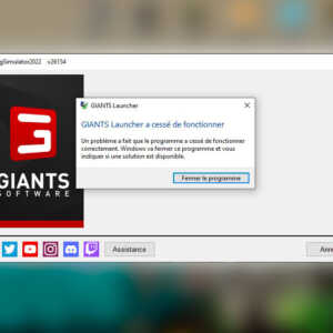 giants launcher fs22 bug