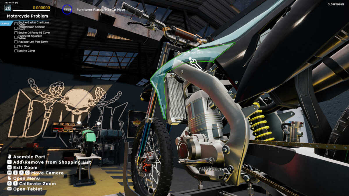 Motorcycle Mechanic Simulator 2021 - Electric Bike DLC no Steam