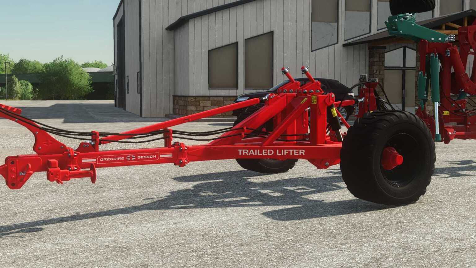 Grégoire Besson Trailed Lifter 3point hitch for hairy tractors on FS 22