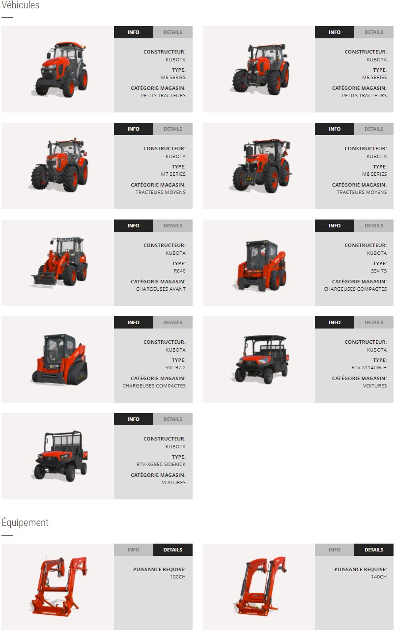 Kubota to join Farming Simulator 22