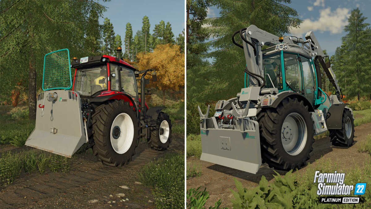 DLC Platinum Farming Simulator 22: The transport of logs is revealed and it  is impressive!