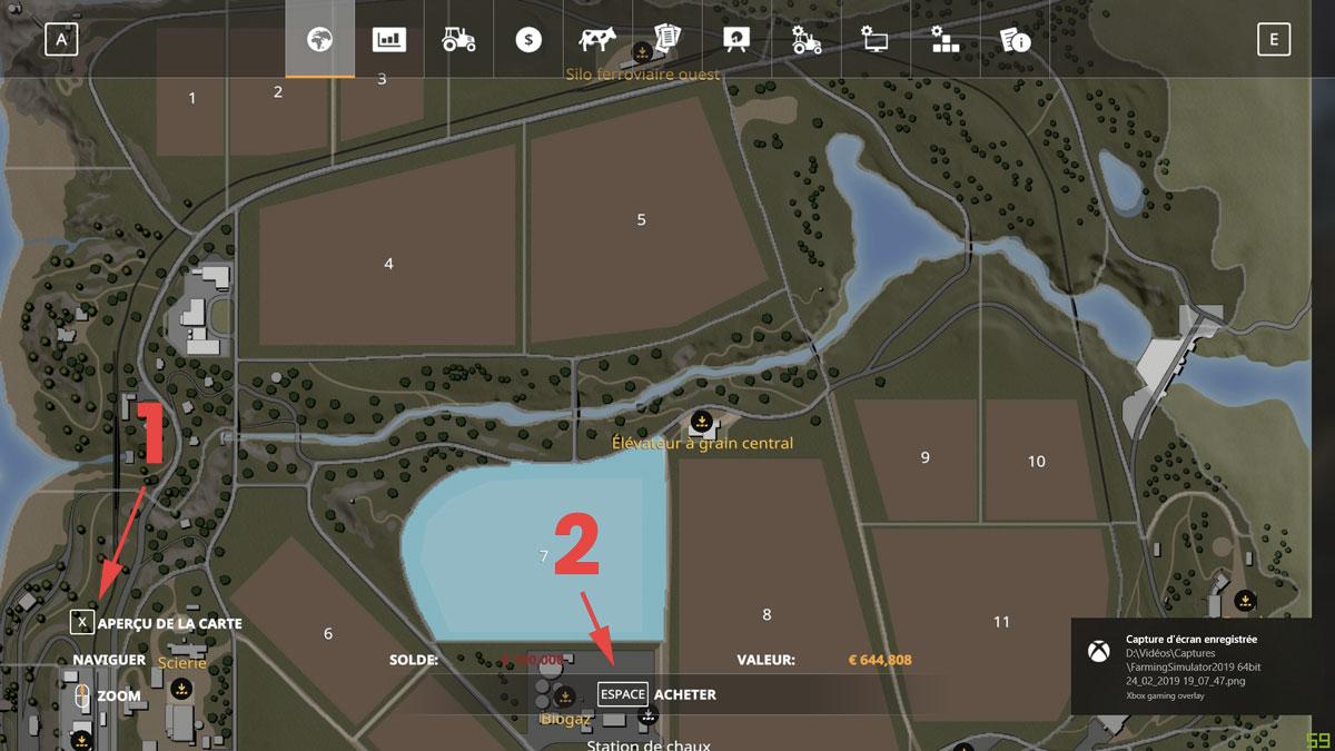 How to buy a land or a field in Farming Simulator 19