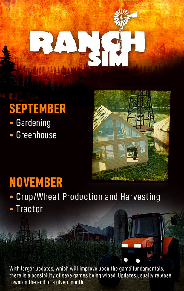 Gardening and greenhouses in the latest Ranch Simulator update