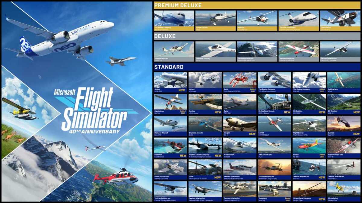 Flight Simulator celebrates its 40th anniversary with a colossal
