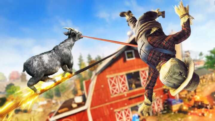 goat simulator 3 pc game epic games europe wallpaper 4