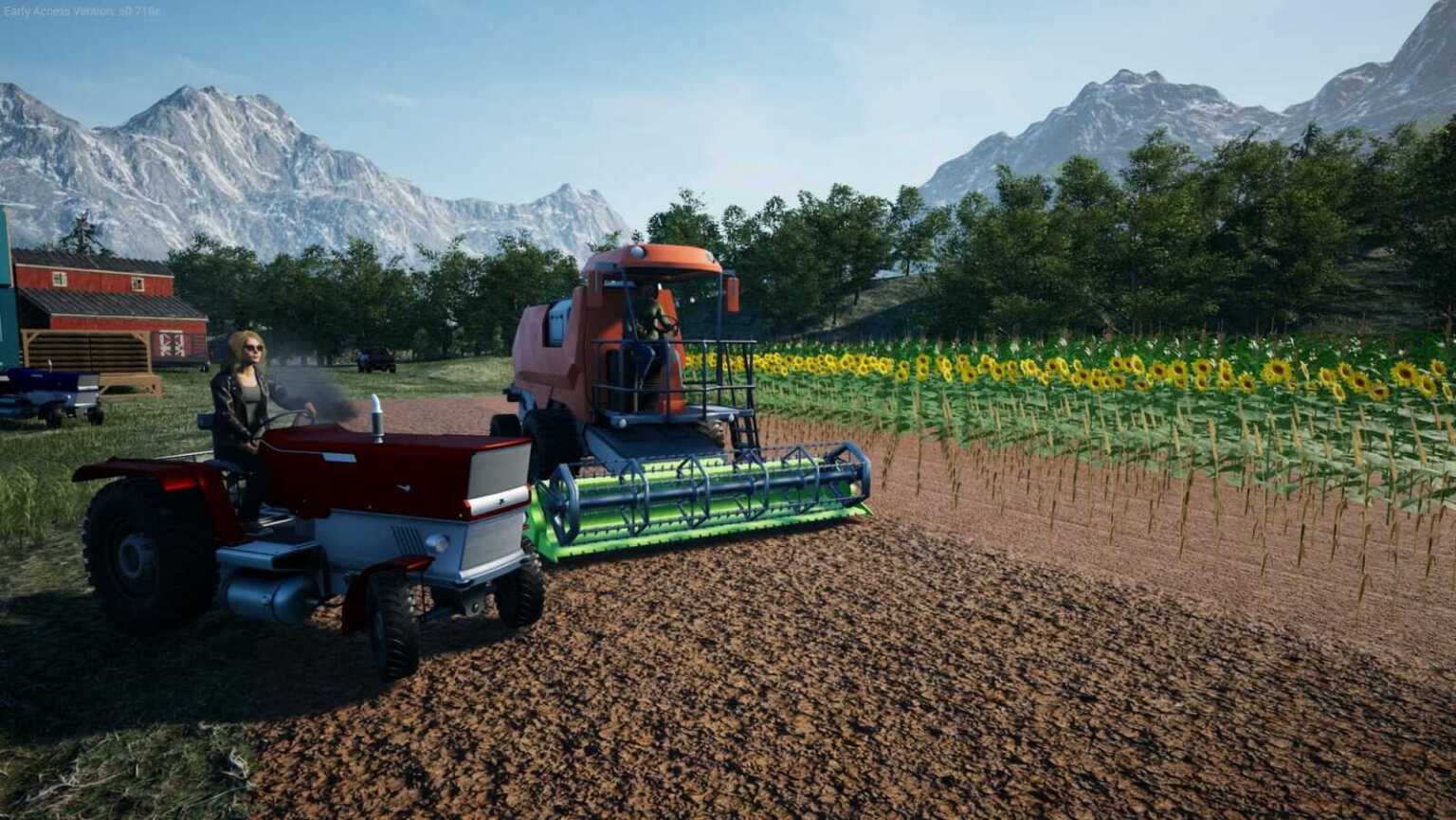 Ranch Simulator allows farming and tractor driving, ahead of its