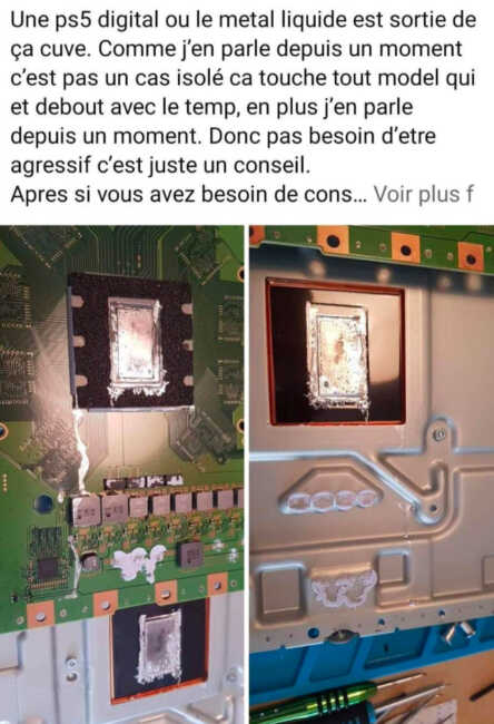 ps5 fuite metal facebook