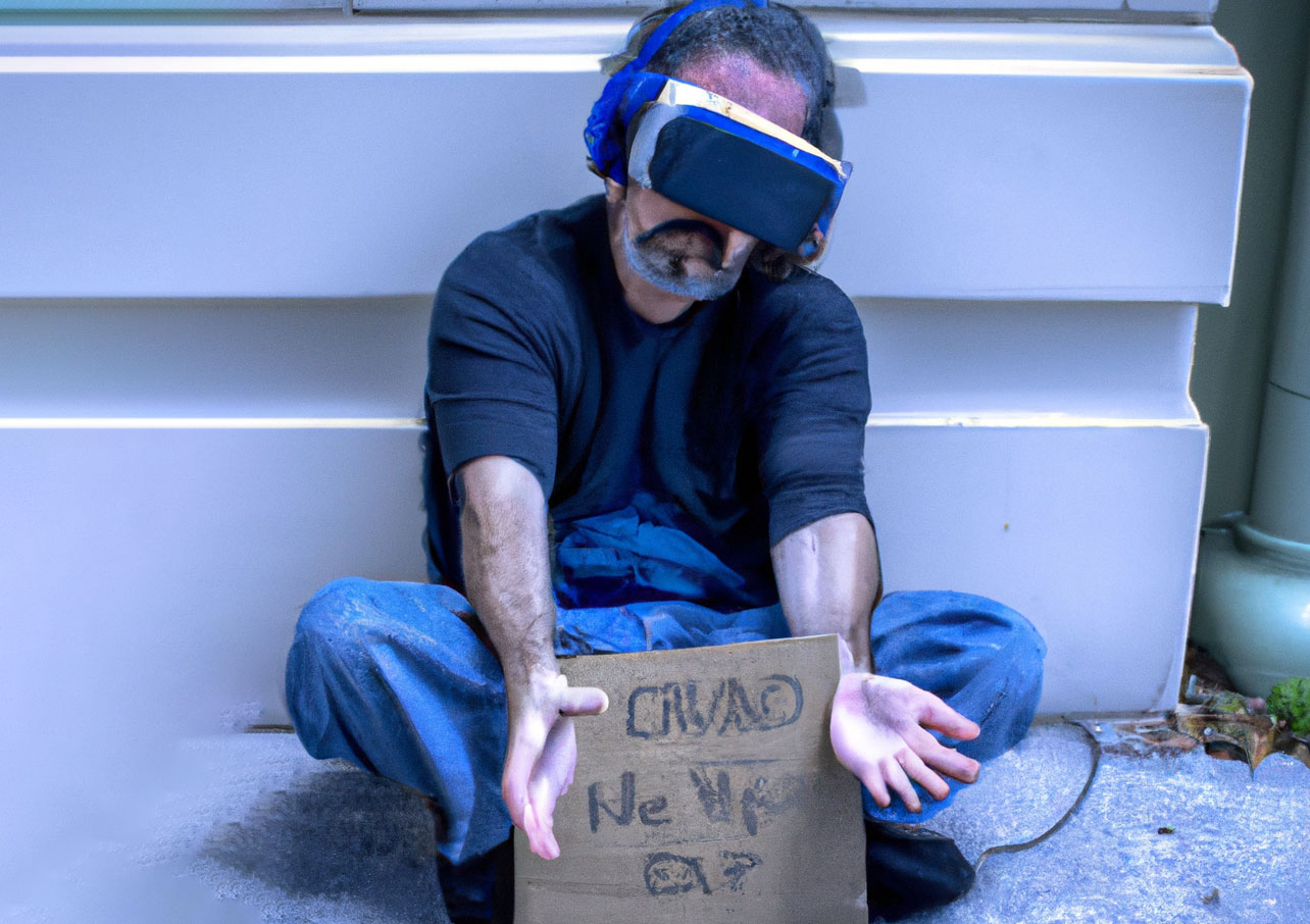 homeless meta vr