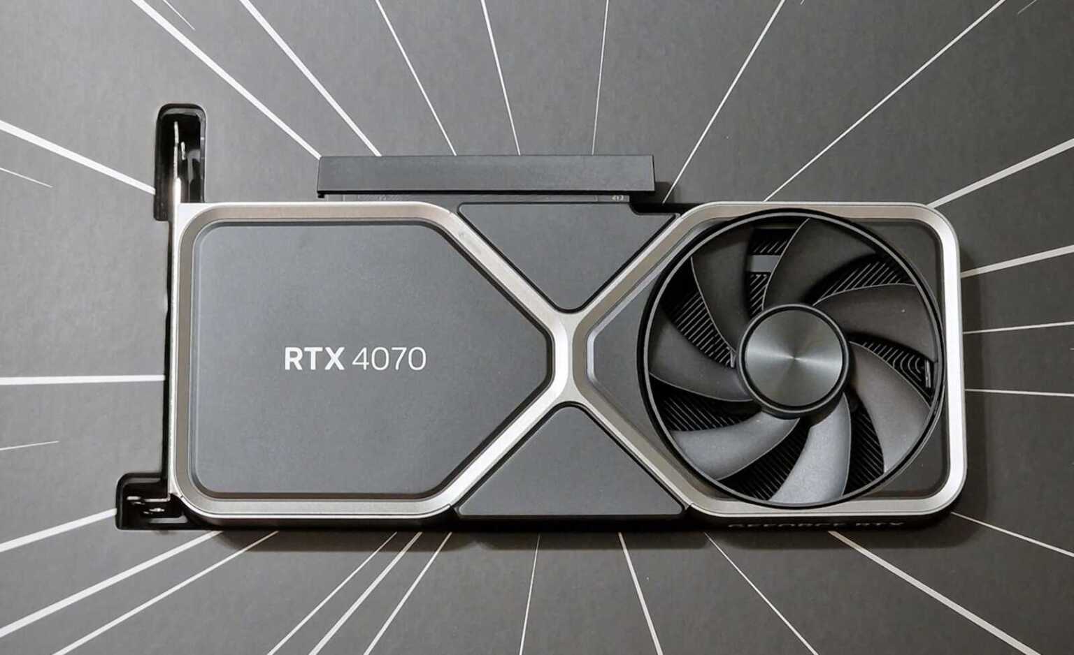 NVIDIA dévoile sa nouvelle carte graphique RTX 4070