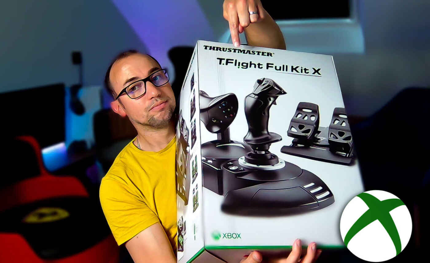 THRUSTMASTER JOYSTICK + PEDALES T.FLIGHT FULL KIT X PARA XBOX