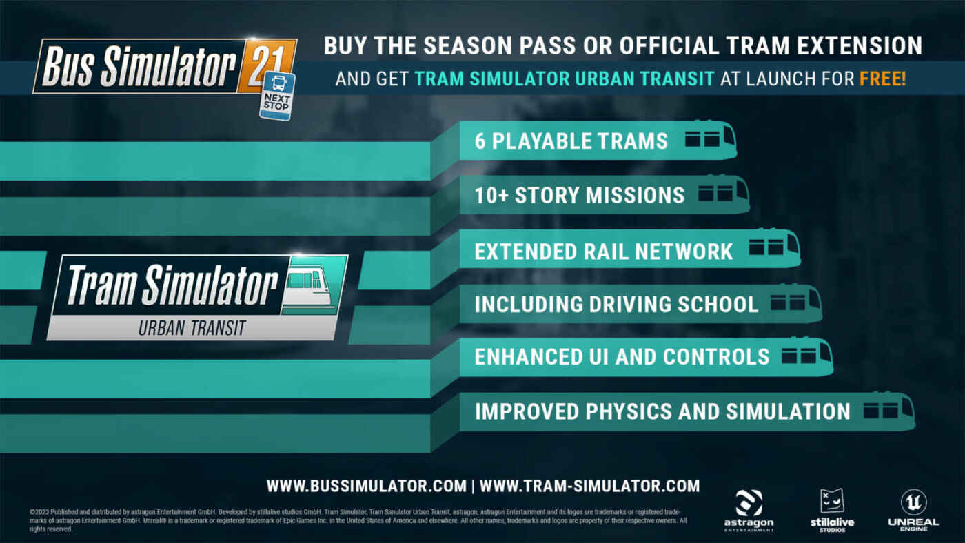 Bus Simulator 21 Next Stop Tram DLC and a new full game announced