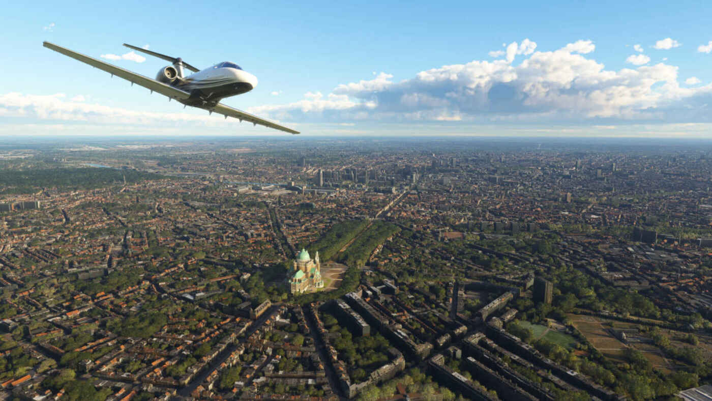 flight sim brussel