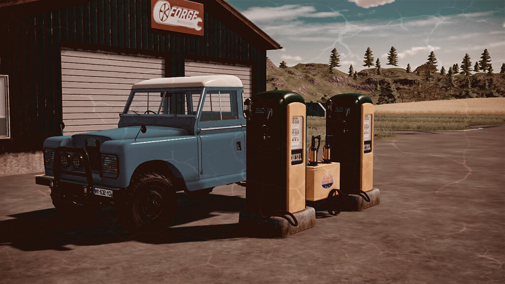 Download Vintage Fuel Pump Farming Simulator 22 mod