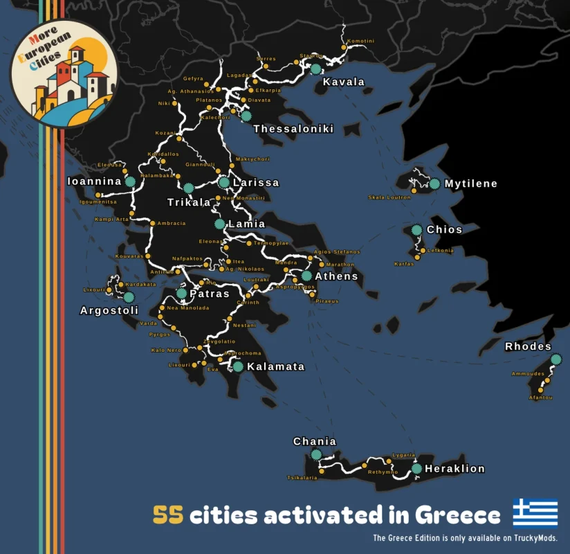 ets2 Greece More European