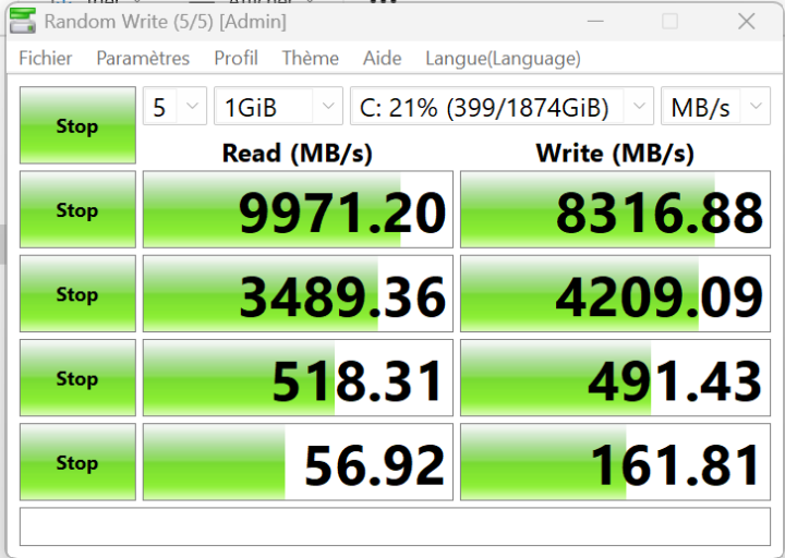 Erazer beast 16 X1 review disk