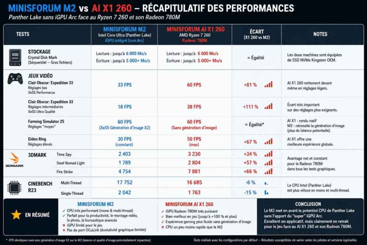 recap performance minisForumM2