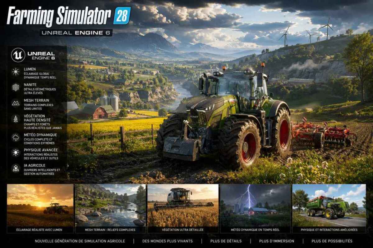 Farming simulator 28 unreal engine 6