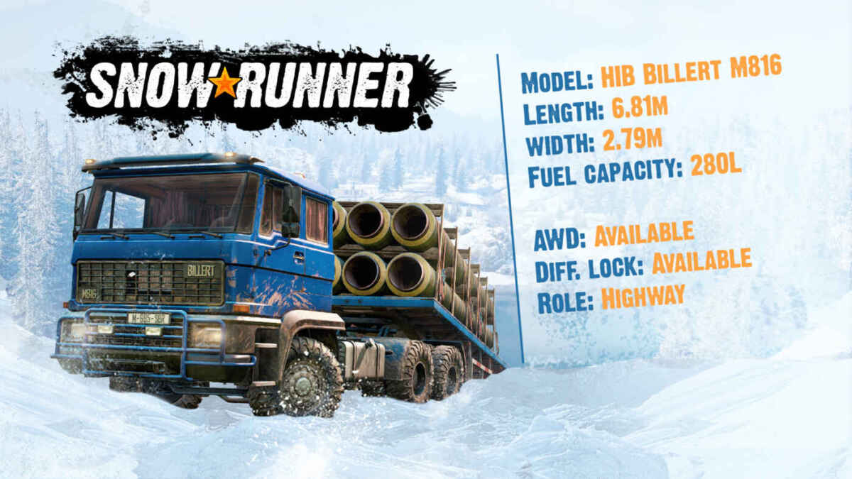 SnowRunner HIB Billert M816 1920x1080