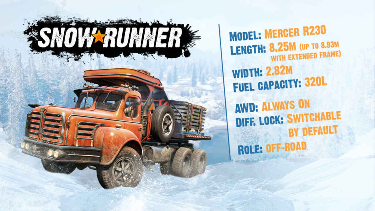 SnowRunner Mercer R230 1920x1080
