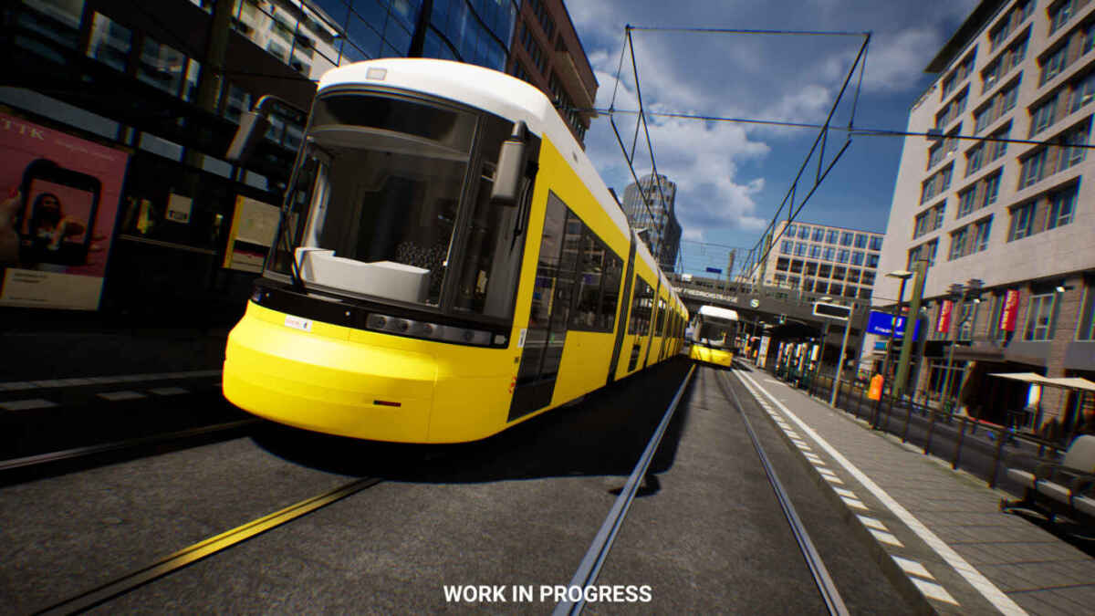 the bus tram